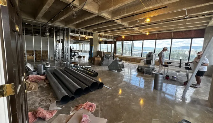 Active construction at a Tallan property